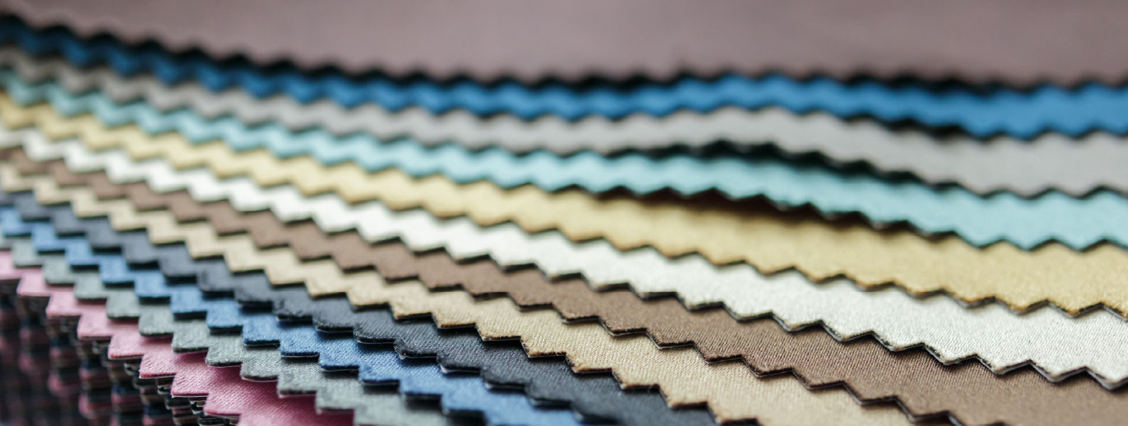 Stacked fabrics showing durability