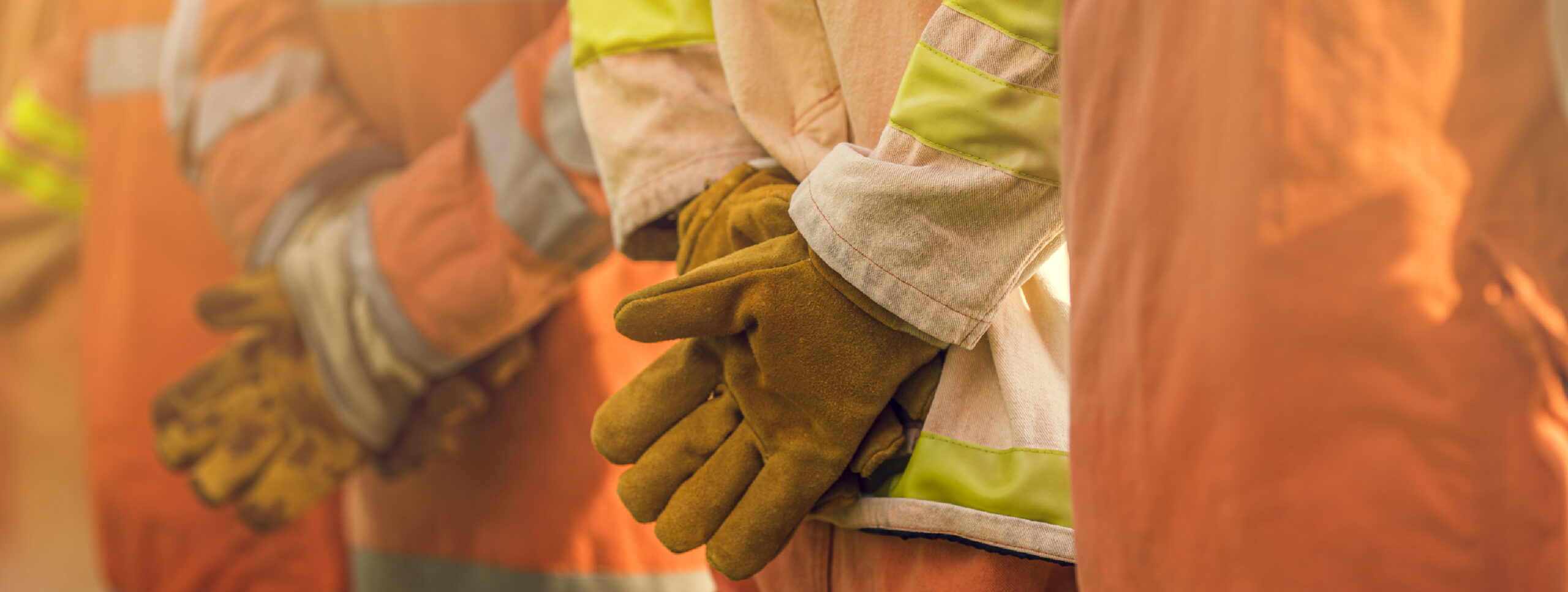 Firemen with hands behind back - Flash Fire hero image